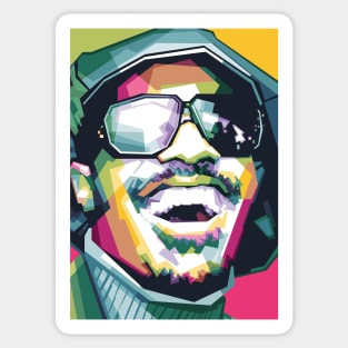 Stevie Wonder WPAP Sticker